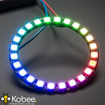 LED RGB Neopixel Rings - WS2812B - - - - Kobee