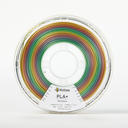 Rainbow PLA+ 3D Filament 1.75mm 1KG - Kobee - - - - Kobee