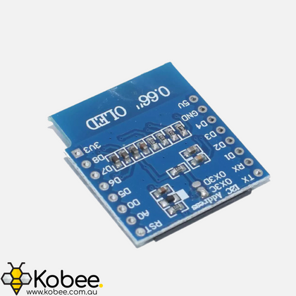 Monochrome 0.66 Inch I2C Wemos D1 Mini Display Shield - - - - Kobee