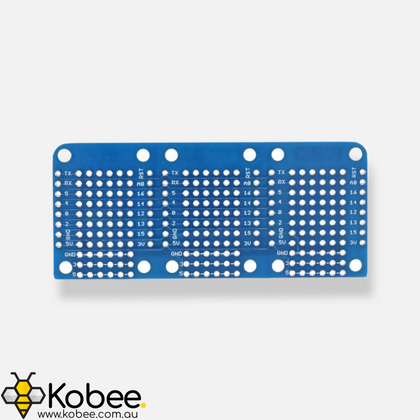 Wemos D1 Mini Triple Base Protoyping Board - - - - Kobee