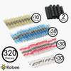 Solder Sleeve Wire Splice Terminators - 320 Pack - - - - Kobee